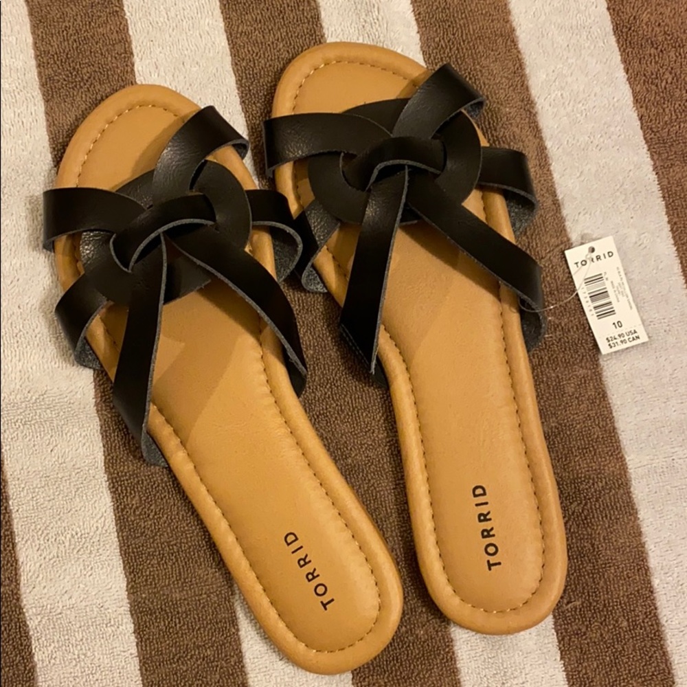 Torrid slide sandals